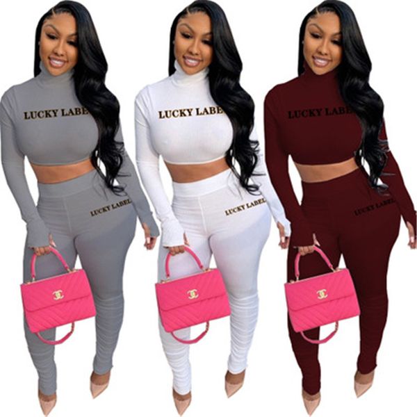 ladies letter pattern sets fashion trend high neck long sleeve short pant tracksuits designer female autumn new casual folds 2pcs suits, Gray
ladies letter pattern sets fashion trend high neck long sleeve short pant tracksuits designer female autumn new casual folds 2pcs suits, Gray