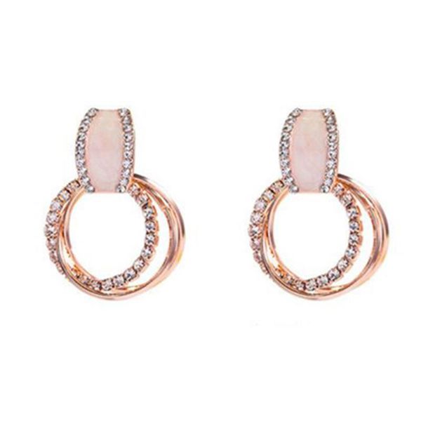 hoop & huggie geometric circle earrings simple inlaid zircon women's engagement wedding fashion jewelry, Golden;silver
hoop & huggie geometric circle earrings simple inlaid zircon women's engagement wedding fashion jewelry, Golden;silver
