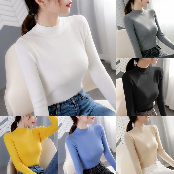 половина высокая шеи с нижней верхними 2020 новым стилем в начале осенью тонкой и универсальная, показывая тонкий и иностранный стиль долгих, White;black
половина высокая шеи с нижней верхними 2020 новым стилем в начале осенью тонкой и универсальная, показывая тонкий и иностранный стиль долгих, White;black