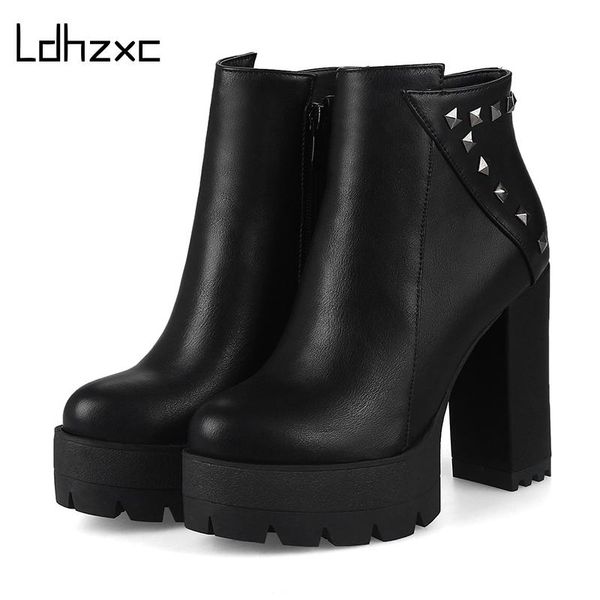boots ldhzxc rivets comfort high heel ankle for women fall shoes party nightclub black leather pu platform large size
boots ldhzxc rivets comfort high heel ankle for women fall shoes party nightclub black leather pu platform large size