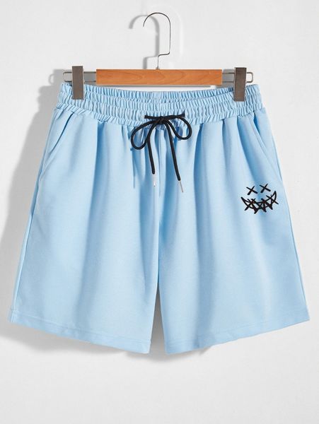 romwe guys graphic drawstring shorts o27a#, Black
romwe guys graphic drawstring shorts o27a#, Black