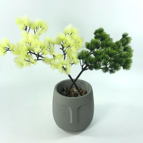 artificial big pine green white branch simulation leaves welcoming pine bonsai accessories home decoration fake plant flower1
artificial big pine green white branch simulation leaves welcoming pine bonsai accessories home decoration fake plant flower1