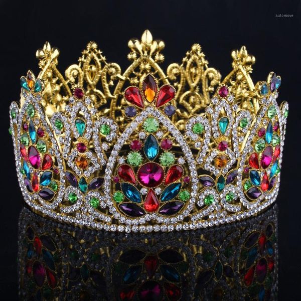 fashion king queen golden full bride rhinestone shinning tiaras and crowns full circle for wedding hair accessories wholesales1, Golden;silver
fashion king queen golden full bride rhinestone shinning tiaras and crowns full circle for wedding hair accessories wholesales1, Golden;silver