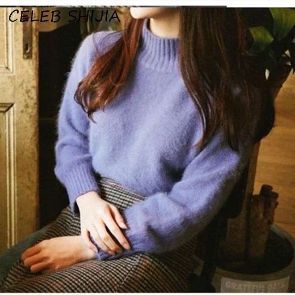 shijia turtleneck soft sweaters for woman full-sleeve blue solid autumn winter knitted jumper and pullovers female 2020 fashion, White;black
shijia turtleneck soft sweaters for woman full-sleeve blue solid autumn winter knitted jumper and pullovers female 2020 fashion, White;black