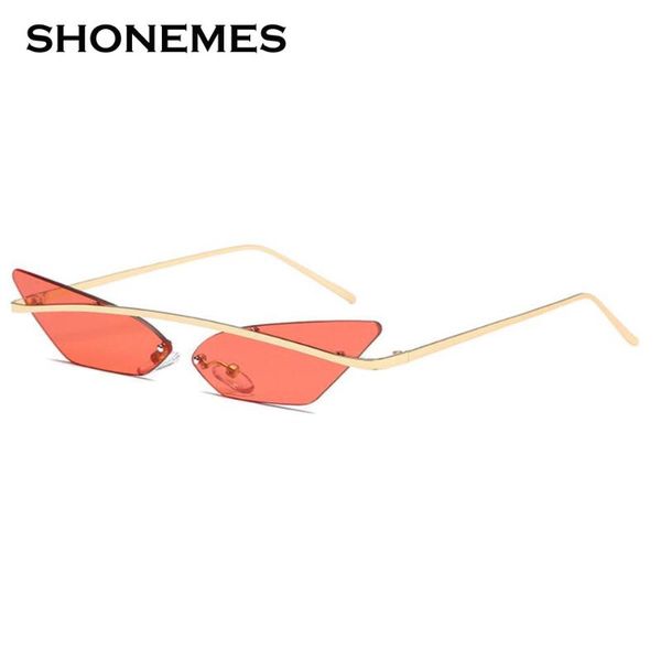 sunglasses fashion cateye women rimless sun glasses vintage design shades female small frame eyeglasses, White;black
sunglasses fashion cateye women rimless sun glasses vintage design shades female small frame eyeglasses, White;black