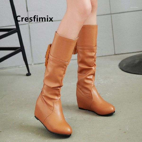 cresfimix botas de mujer women cute comfortable brown boots bottes female casual black boots autumn c60231
cresfimix botas de mujer women cute comfortable brown boots bottes female casual black boots autumn c60231