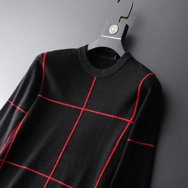 men's sweaters hk10249 fashion 2021 runway luxury european design party style clothing, White;black
men's sweaters hk10249 fashion 2021 runway luxury european design party style clothing, White;black