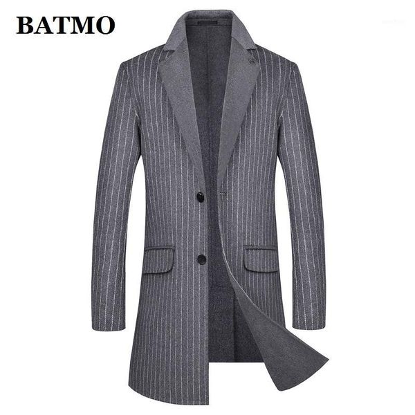 batmo 2019 new arrival autumn&winter wool striped trench coat men,men's wool jackets,plus-size m-xxxl 20061, Black
batmo 2019 new arrival autumn&winter wool striped trench coat men,men's wool jackets,plus-size m-xxxl 20061, Black