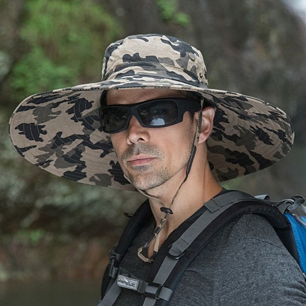 summer uv protection sun hat men quick dryingcamouflage bucket fishing hat big wide brim breathable mesh outdoor hunting safari y200714, Blue;gray
summer uv protection sun hat men quick dryingcamouflage bucket fishing hat big wide brim breathable mesh outdoor hunting safari y200714, Blue;gray