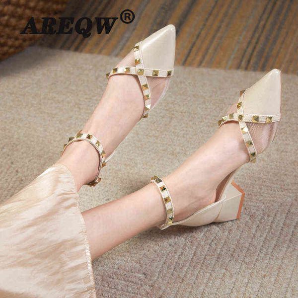 dress shoes pointed toe mesh chunky women summer designer pumps pu leather fashion shallow woman party mujer zapatos 220303, Black
dress shoes pointed toe mesh chunky women summer designer pumps pu leather fashion shallow woman party mujer zapatos 220303, Black
