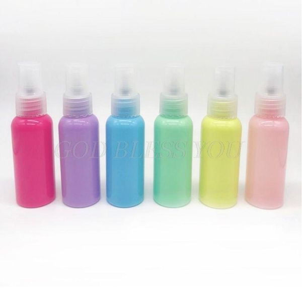 50ml plastic refillable empty spray bottle sweet macaron candy color makeup water toner storage holder cosmetic containe bbykdl
50ml plastic refillable empty spray bottle sweet macaron candy color makeup water toner storage holder cosmetic containe bbykdl