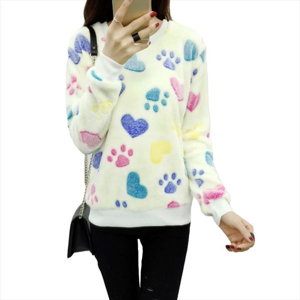 cute pattern velvet warm sweater women pullover winter sweaters 2021 fashion jersey mujer womens jumpers christmas sweater, White;black
cute pattern velvet warm sweater women pullover winter sweaters 2021 fashion jersey mujer womens jumpers christmas sweater, White;black