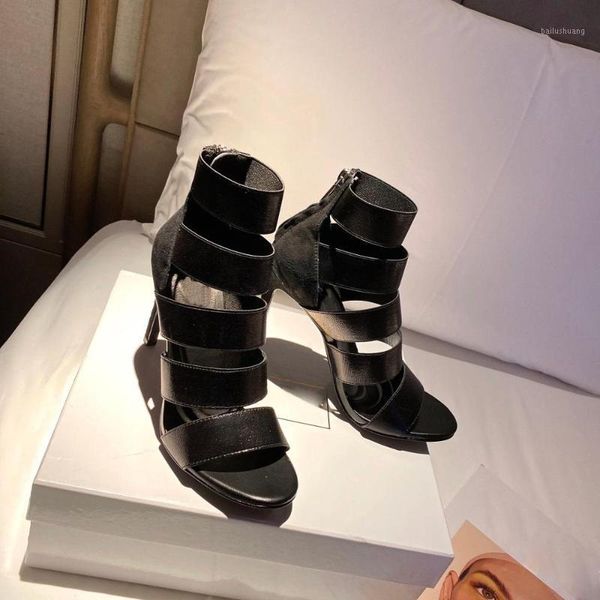 2020 new shoes summer sandals rome shoes woman elastic band sandals women round toe genuine leather designer high heels1, Black
2020 new shoes summer sandals rome shoes woman elastic band sandals women round toe genuine leather designer high heels1, Black