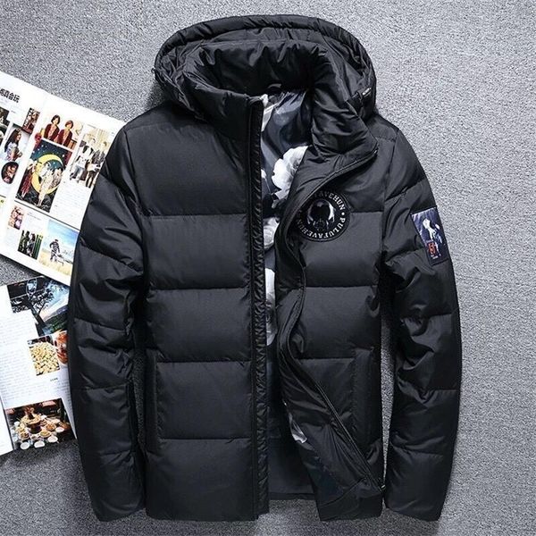 winter men thickened short white duck jacket 2020 new fashion hooded plus size men's down coat, Black
winter men thickened short white duck jacket 2020 new fashion hooded plus size men's down coat, Black