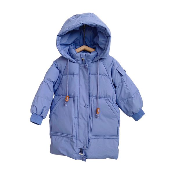 new winter down jacket for girls and boys mid-length waterproof hooded warm snowsuit children's clothing, Blue;gray
new winter down jacket for girls and boys mid-length waterproof hooded warm snowsuit children's clothing, Blue;gray