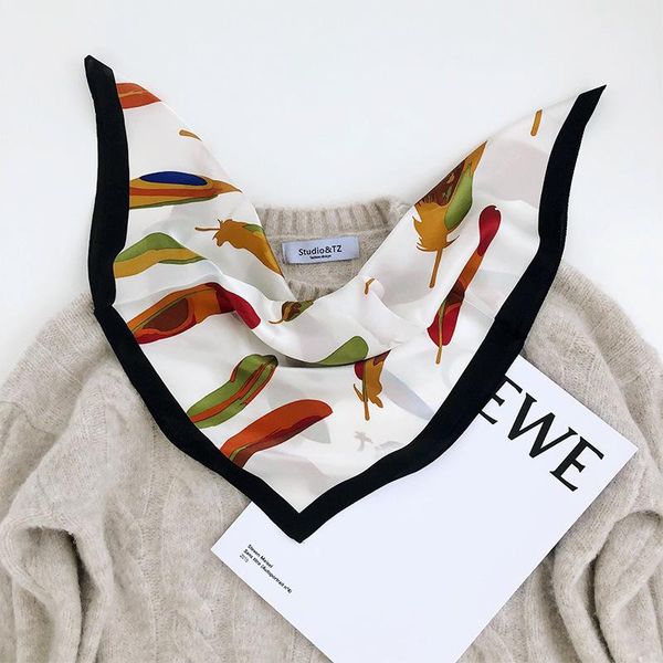 scarves 2021 women hijab winter feather 100% silk scarf small square women's neck bandana poncho foulard femme, Blue;gray
scarves 2021 women hijab winter feather 100% silk scarf small square women's neck bandana poncho foulard femme, Blue;gray