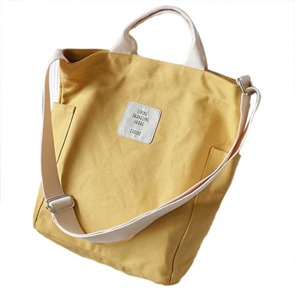 women fashion casual canvas multifunctional messenger bag ladies shoulder bags bookbag large shopping bag tote yellow
women fashion casual canvas multifunctional messenger bag ladies shoulder bags bookbag large shopping bag tote yellow