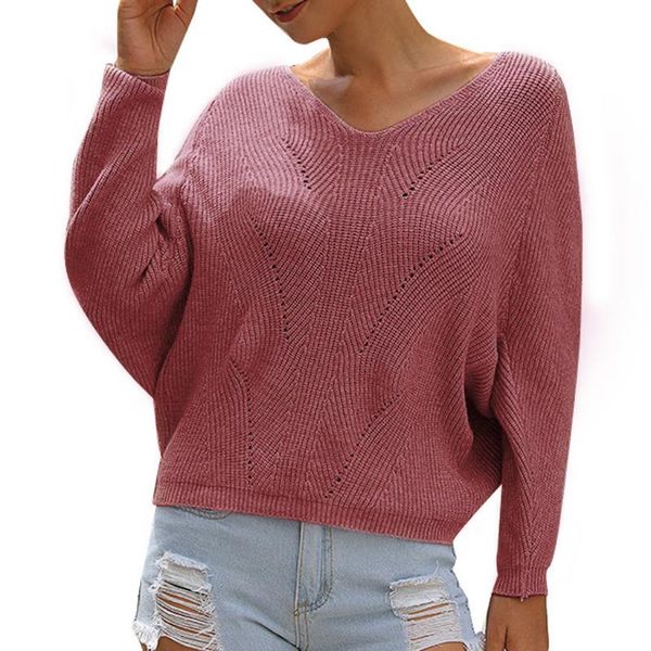 women's sweaters casual loose solid color elegant sweater 2021 fashion long sleeve v-neck pullover chandail, White;black
women's sweaters casual loose solid color elegant sweater 2021 fashion long sleeve v-neck pullover chandail, White;black