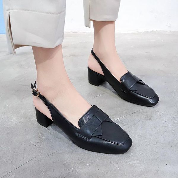 women's shoes new fashion casual toe buckle strap square heel med female party high heels white pumps square heels u22-38, Black
women's shoes new fashion casual toe buckle strap square heel med female party high heels white pumps square heels u22-38, Black