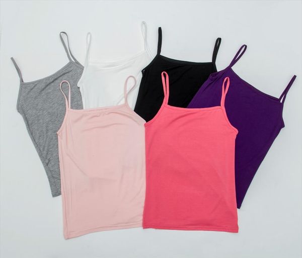 good quality women summer elastic cotton slim sleeveless spaghetti strap vest casual camisole base t shirt top, White
good quality women summer elastic cotton slim sleeveless spaghetti strap vest casual camisole base t shirt top, White