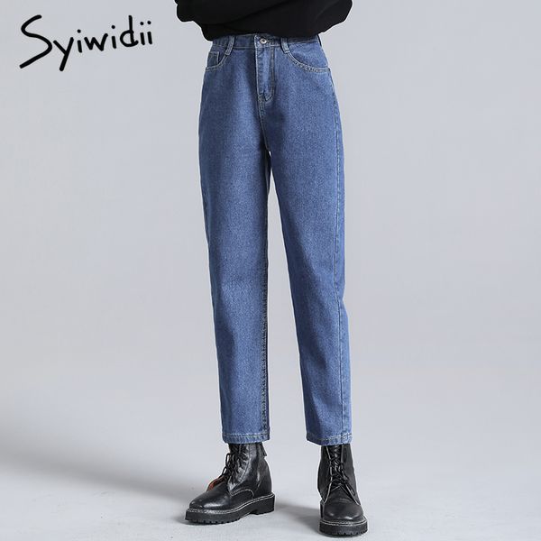 syiwidii blue jeans women elastic waist denim pants black beige vintage washed high waist jeans plus size mom jeans 2020 fashion 1017
syiwidii blue jeans women elastic waist denim pants black beige vintage washed high waist jeans plus size mom jeans 2020 fashion 1017