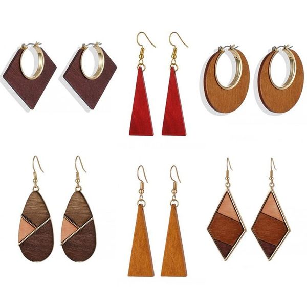 ifmia vintage geometric brown wood dangle earrings for women fashion bohemian wooden drop earrings statement jewelry 2020 new, Silver
ifmia vintage geometric brown wood dangle earrings for women fashion bohemian wooden drop earrings statement jewelry 2020 new, Silver