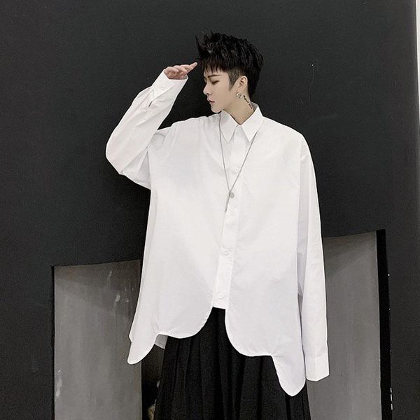 men's casual shirts male japan streetwear style gothic white black shirt couple hip hop men arc hem long sleeve
men's casual shirts male japan streetwear style gothic white black shirt couple hip hop men arc hem long sleeve