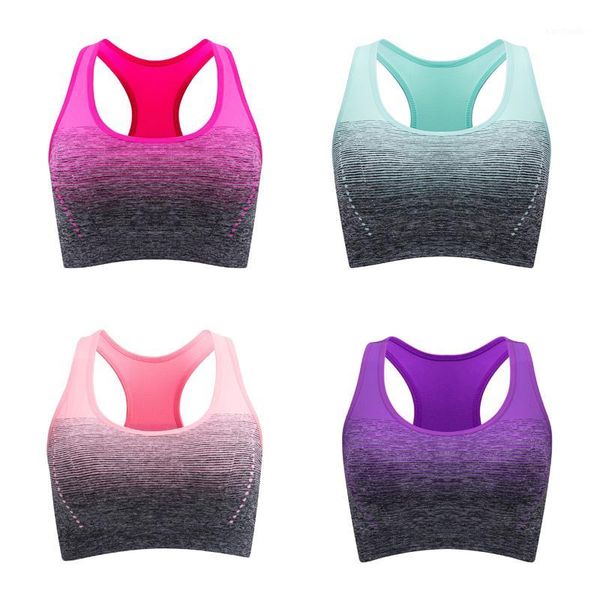 gym clothing 2021 gradient sports bra push up padded high stretch breathable yoga women running fitness seamless sport1, White;black
gym clothing 2021 gradient sports bra push up padded high stretch breathable yoga women running fitness seamless sport1, White;black