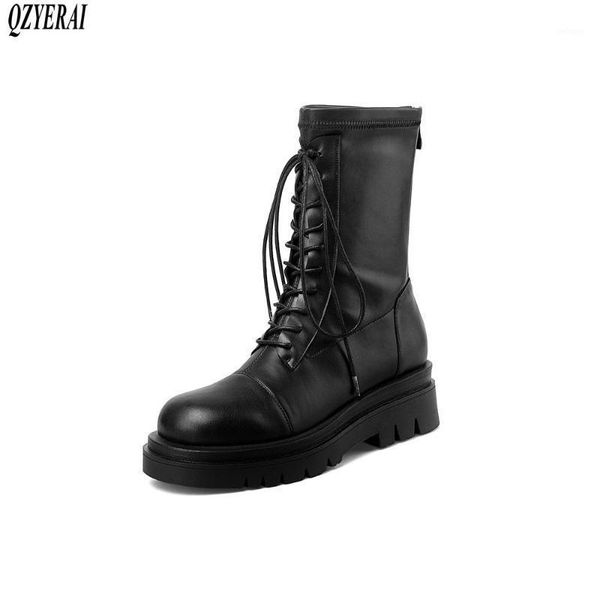 boots qzyerai style ankle women motorcycle outdoor warm female winter shoes1, Black 
boots qzyerai style ankle women motorcycle outdoor warm female winter shoes1, Black