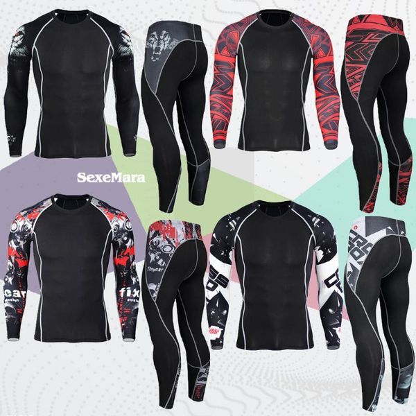 men's compression running jogging suits clothes sport set long t-shirt and pants gym fitness workout tights rashgard sportswear kg-478, Black;blue
men's compression running jogging suits clothes sport set long t-shirt and pants gym fitness workout tights rashgard sportswear kg-478, Black;blue