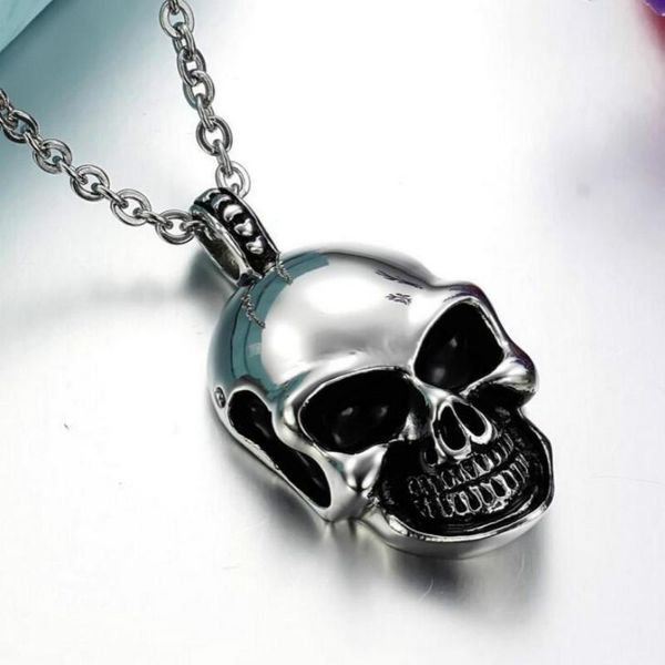 skull necklace male gothic style 2020 new fashion personality banquet wedding pendant, Silver
skull necklace male gothic style 2020 new fashion personality banquet wedding pendant, Silver