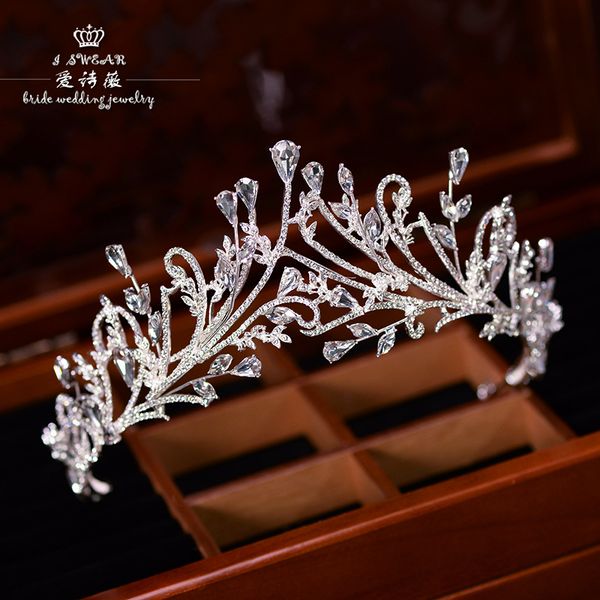 aisiwei моды японский и корейский rhinestone сплава волос орнамент невесты свадебное платье королева корона головной убор аксессуары, Silver
aisiwei моды японский и корейский rhinestone сплава волос орнамент невесты свадебное платье королева корона головной убор аксессуары, Silver