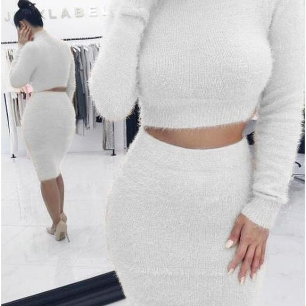 factorydfrp2 designers clothes autumn winter women long sleeve sweater knit skirt elegant lady 6 color two piece set warm clothing, White
factorydfrp2 designers clothes autumn winter women long sleeve sweater knit skirt elegant lady 6 color two piece set warm clothing, White