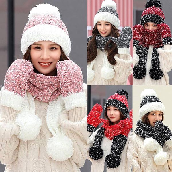 three-fiece cute furball scarf women gloves and hat knitted outdoor warming kit fashion korean-style versatile sweet cute, Blue;gray
three-fiece cute furball scarf women gloves and hat knitted outdoor warming kit fashion korean-style versatile sweet cute, Blue;gray