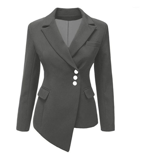 2018 new spring summer asymmetry long sleeve women jacket business office work wear blazer fashion elegant button blazer1, White;black
2018 new spring summer asymmetry long sleeve women jacket business office work wear blazer fashion elegant button blazer1, White;black