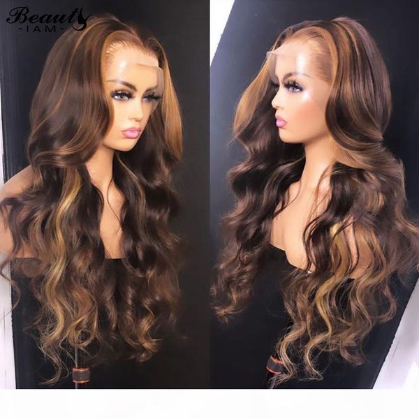150density highlight honey blonde colored lace front human hair wigs wavy virgin glueless brown wig pre plucked with baby hair, Black
150density highlight honey blonde colored lace front human hair wigs wavy virgin glueless brown wig pre plucked with baby hair, Black