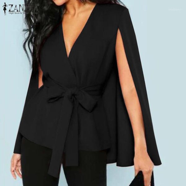 women's jackets women's plus size elegant cape coats spring v neck overcoats women solid long sleeve with belt blusas female tunic, Black;brown
women's jackets women's plus size elegant cape coats spring v neck overcoats women solid long sleeve with belt blusas female tunic, Black;brown