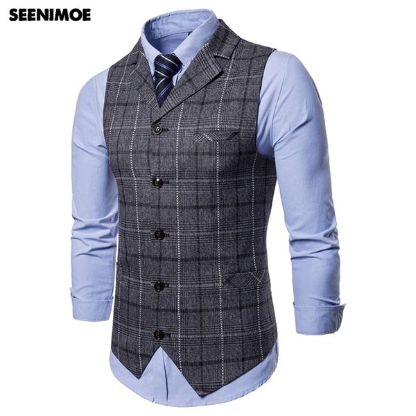 seenimoe mens wedding waistcoat striped plaid formal blazer vests casual single breasted v-neck m-4xl male suit vest 201106, Black;white
seenimoe mens wedding waistcoat striped plaid formal blazer vests casual single breasted v-neck m-4xl male suit vest 201106, Black;white