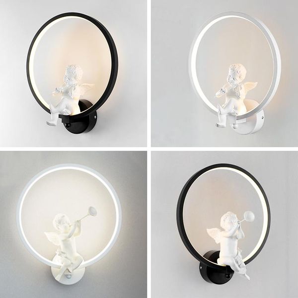 wall lamp nordic led lamps black white angel light modern creative indoor living room corridor art sconce home decoration
wall lamp nordic led lamps black white angel light modern creative indoor living room corridor art sconce home decoration