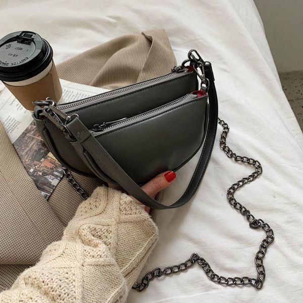shoulder bags small pu leather half moon luxury crossbody handbags fashion lady trend chain designer for female
shoulder bags small pu leather half moon luxury crossbody handbags fashion lady trend chain designer for female
