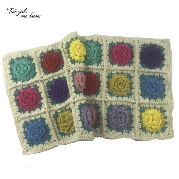 two girls crochet baby blanket cushion felt colourful stripe rose mats handmade tablecloth fashion carpet for wedding 30-120cm1
two girls crochet baby blanket cushion felt colourful stripe rose mats handmade tablecloth fashion carpet for wedding 30-120cm1