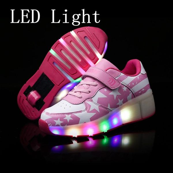 blue pink orange fashion girls boys led light roller skate shoes for children kids sneakers with wheels one wheels, Black 
blue pink orange fashion girls boys led light roller skate shoes for children kids sneakers with wheels one wheels, Black