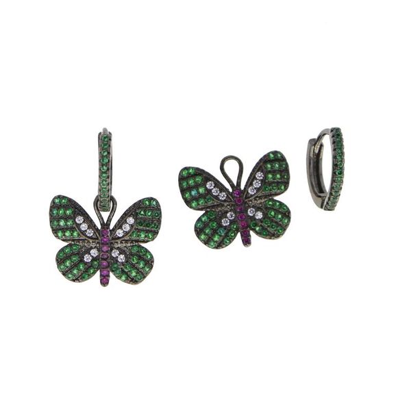 hoop & huggie 2021 design black color women jewelry princess cut white green cz butterfly charm earring cute animal girl, Golden;silver
hoop & huggie 2021 design black color women jewelry princess cut white green cz butterfly charm earring cute animal girl, Golden;silver