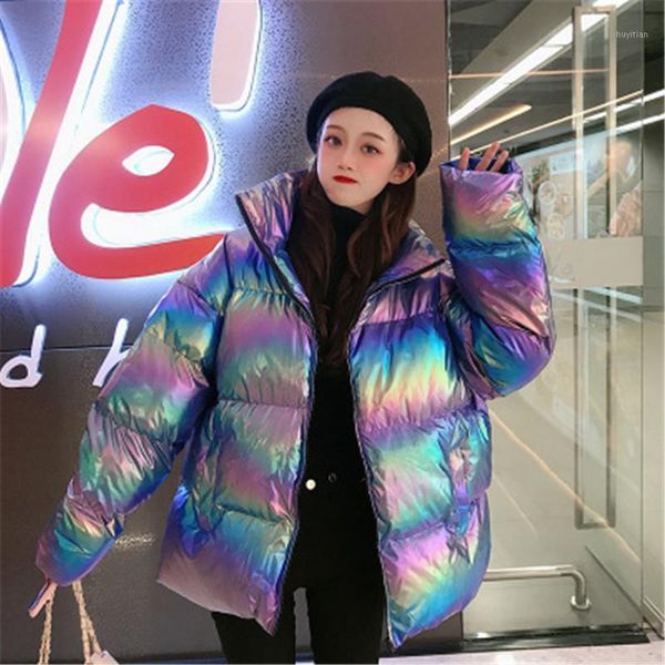 2020 new winter female padded fashion reflective solid color high-necked warm heavy street style cool exquisite women's clothing1, Black
2020 new winter female padded fashion reflective solid color high-necked warm heavy street style cool exquisite women's clothing1, Black