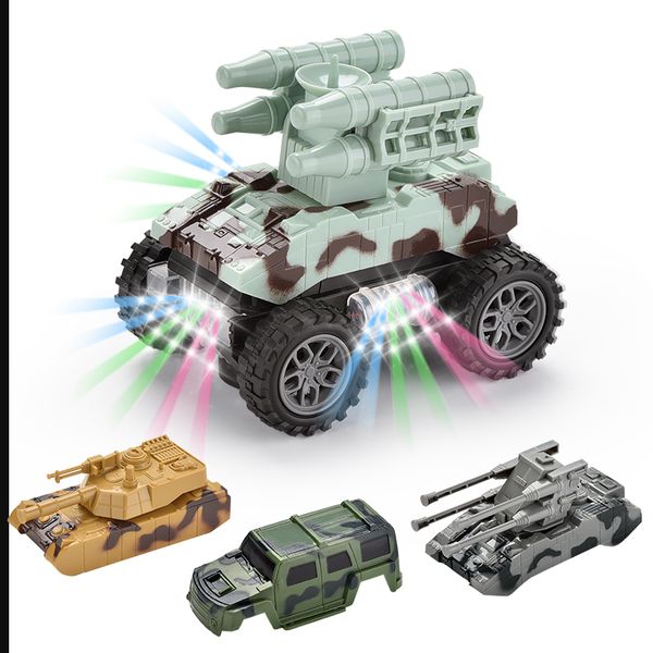 electric universal vehicle music colorful light kid toys military shell assembly car toy for child gift
electric universal vehicle music colorful light kid toys military shell assembly car toy for child gift
