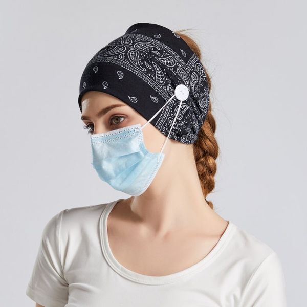 new arrival bowtie design wide hairband with buttons for hanging mouth mask colors cloth yoga headbands sports sweatband headscarf, Black;brown
new arrival bowtie design wide hairband with buttons for hanging mouth mask colors cloth yoga headbands sports sweatband headscarf, Black;brown
