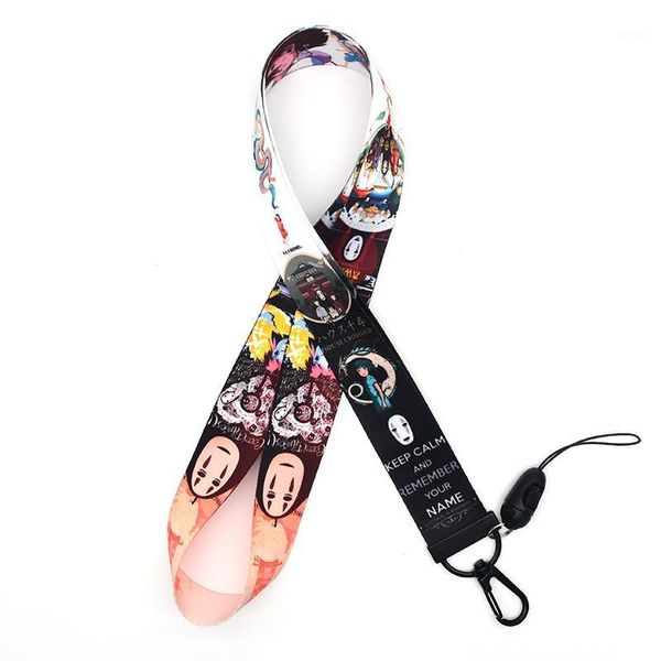 anime lanyard watercolor printing lanyards phone case spirited away lanyard for keys badge holders keychain a2181, Silver
anime lanyard watercolor printing lanyards phone case spirited away lanyard for keys badge holders keychain a2181, Silver