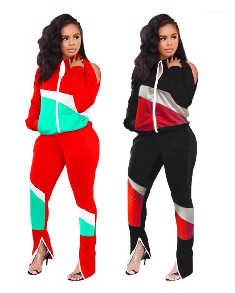 sleeve zipper panelled strapless coat pants set designer tracksuits female clothing womens two piece pants casual long, White
sleeve zipper panelled strapless coat pants set designer tracksuits female clothing womens two piece pants casual long, White