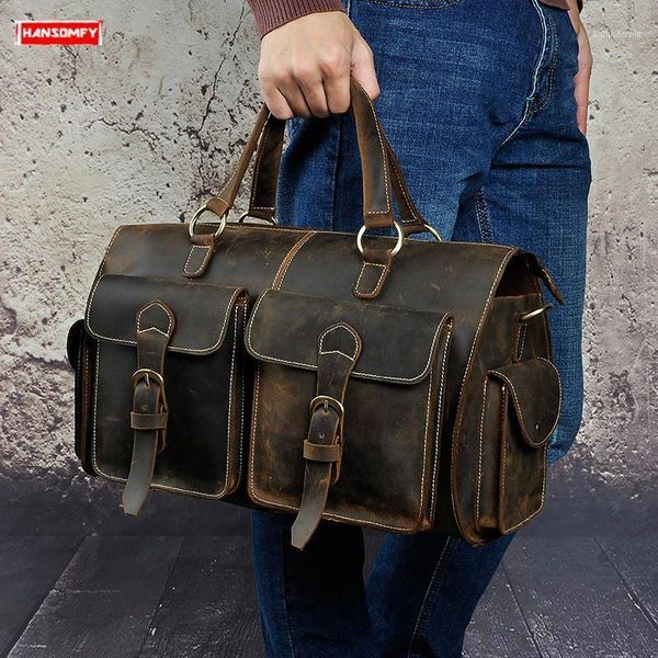 men's briefcases male 14-inch laphandbag business shoulder messenger bag computer crossbody bags retro crazy horse leather1
men's briefcases male 14-inch laphandbag business shoulder messenger bag computer crossbody bags retro crazy horse leather1