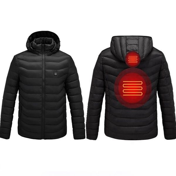 nwe men winter warm usb heating jackets smart thermostat pure color hooded heated clothing waterproof warm jackets 201204, Black
nwe men winter warm usb heating jackets smart thermostat pure color hooded heated clothing waterproof warm jackets 201204, Black